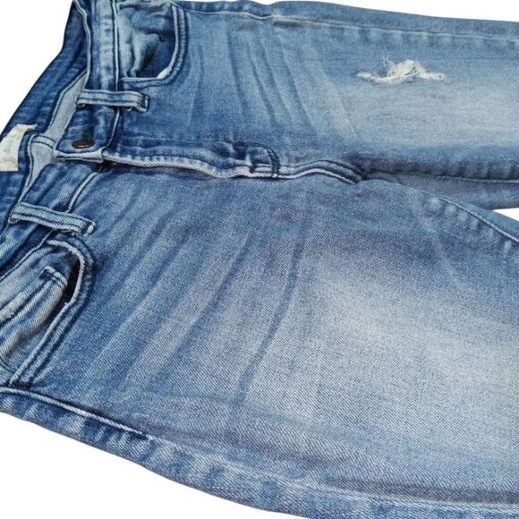 Altar'd State Distroyed Jeans Sz 28 Distressed Raw Hem - Picture 10 of 11